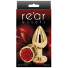 Rear Assets Plug Bijou Rear M 7 x 3.4cm Doré-Rouge